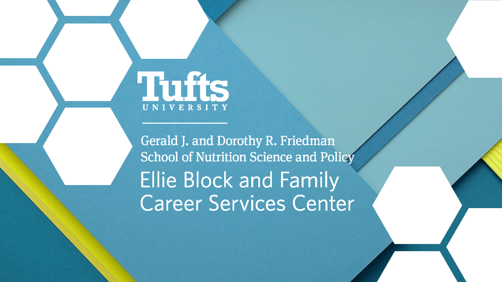 Ellie Block, longtime supporter of and advisor to the school, has created a new Career Services Center for the Friedman School